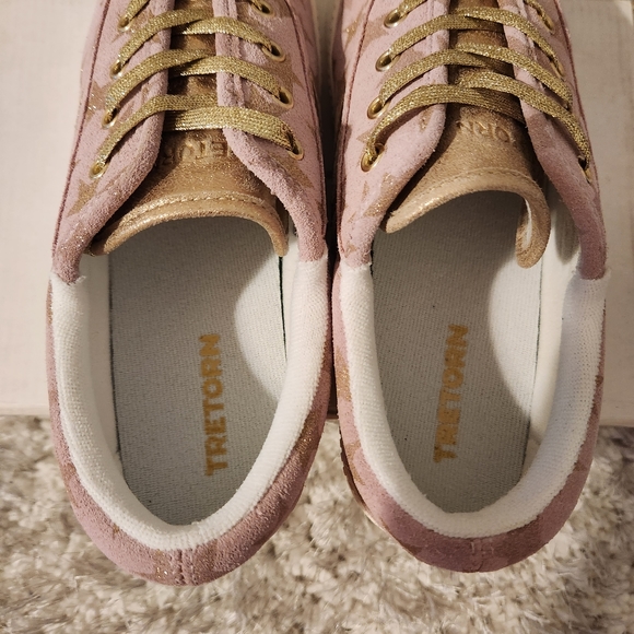 TRETORN x ANTHROPOLOGIE Nylite 25 Plus Suede Leather Lace-Up Sneakers, US 8W - Picture 5 of 10